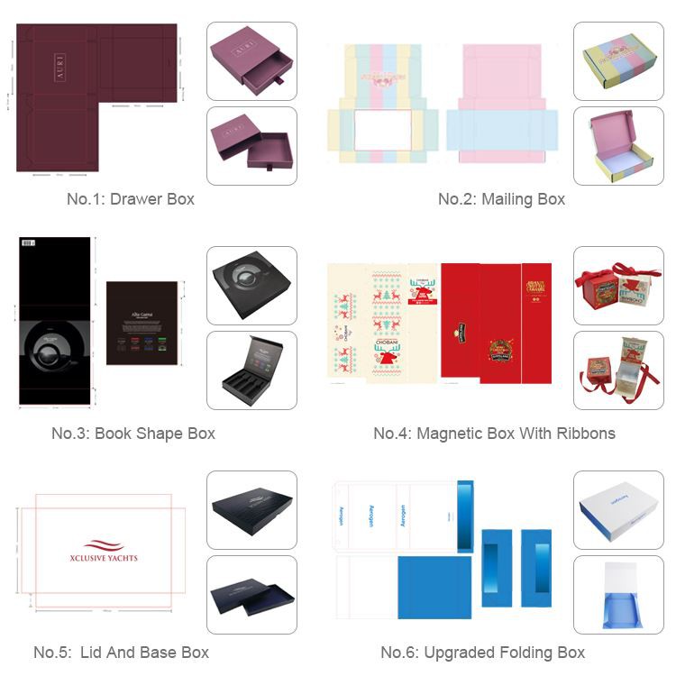 Custom Design paper gift box  